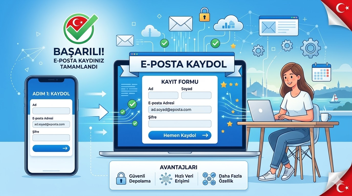 E-Posta Kaydol: Ücretsiz ve Güvenli Yeni Bir Hesap Açma Rehberi